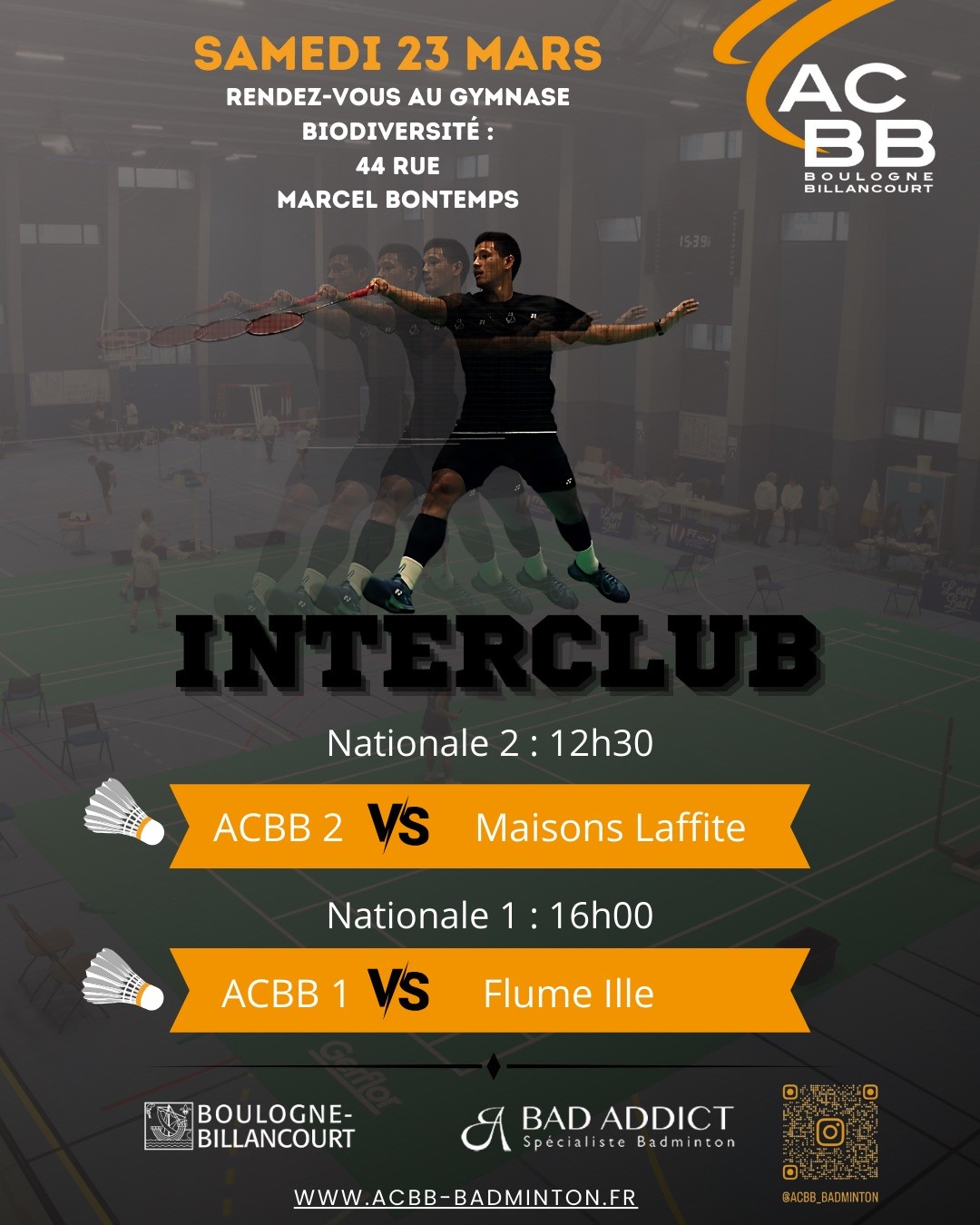 On vous attend le 23 mars pour une nouvelle rencontre à domicile !